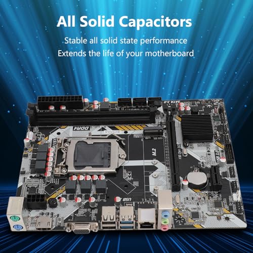 B250A4 ATX Spelmoderkort med M.2 och DDR4 för Intel Processorer