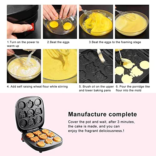 Máquina de fazer bolos, 2 lados com aquecimento automático Máquina de fazer bolos para cozinha