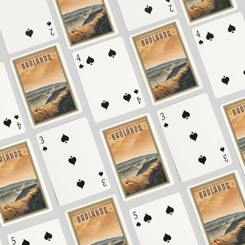 Baraja de Poker Lantern Press Badlands 52 Cartas miniatura 4