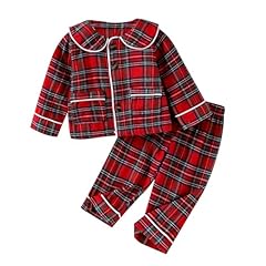 Doll Collar Red Plaid