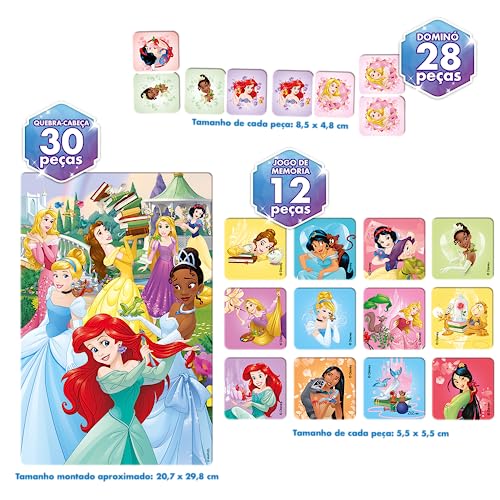 PRINCESA - SUPER KIT JÚNIOR - KIT DE DIVERSÃO - TOYSTER BRINQUEDOS