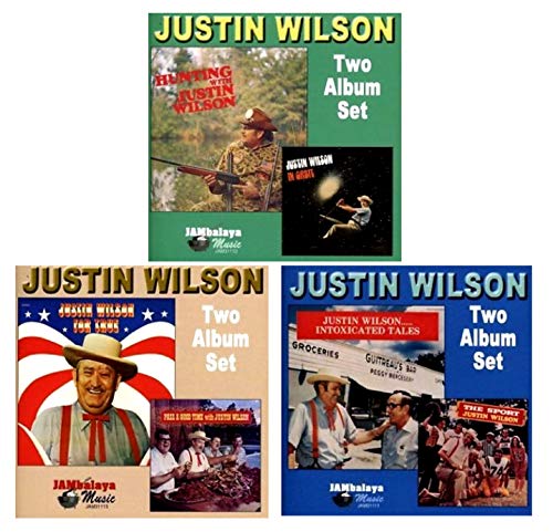 JUSTIN WILSON Comedy Collection * 6 Different Original Albums on 3 NEW CD's *