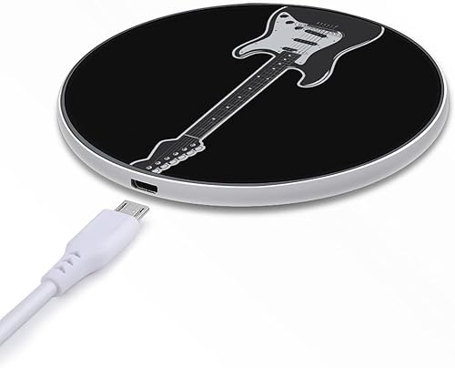 Miniatura 5 de Cool Bass Guitar - Almohadilla de carga inalámbrica de 10 W, almohadilla de carga rápida compatible con iPhone 15 14 13 12 Series Samsung Galaxy