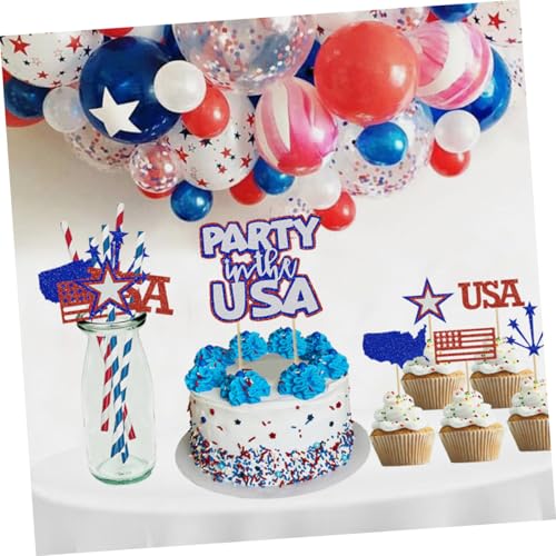 Pitillos de papel para fiesta día independencia 20 pcs miniatura 6