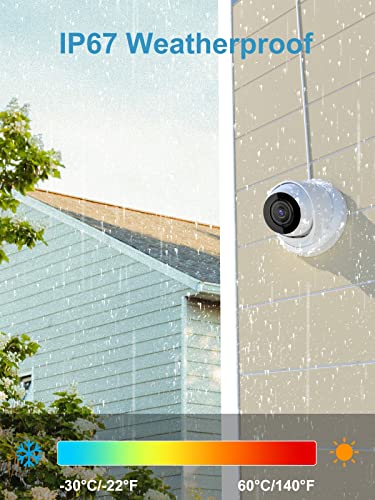 Unilook 16Ch Poe Security Camera System With 4Tb Hdd, 2.8Mm 110° Wide Angle 100Ft Night Vision Outdoor Ip Cameras, 5Mp 16Ch Business Nvr With 4Tb Hdd For 24/7 Audio Recording (16Ch 8Camera 383) #TOP2