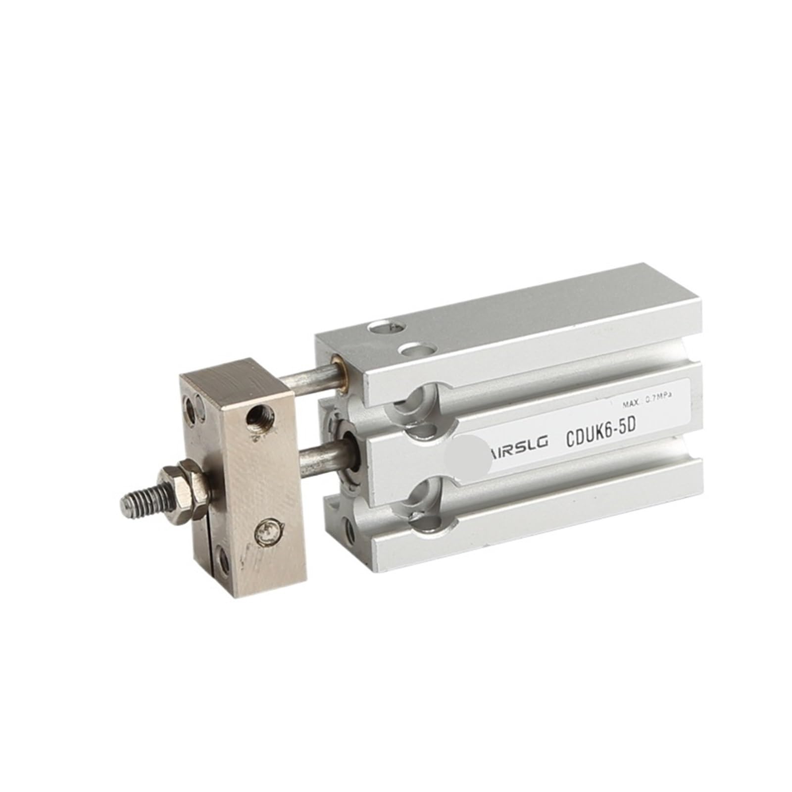 Vérin à tige non rotative CDUK16-15 double effet cylindre pneumatique