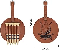Vista 7 de MAZEL Tees de golf de madera natural/bambú de 2 3/4 pulgadas y 3 1/4 pulgadas, paquete de 50 o 120, reduce la fricción y el giro lateral, tees