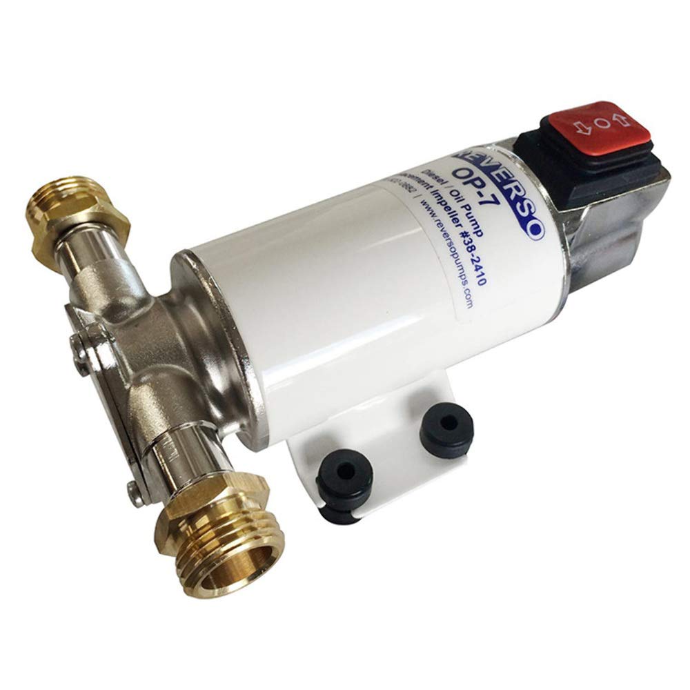Reverso OP-7-12 Oil Change 12V Pump w/Switch 3 GPM