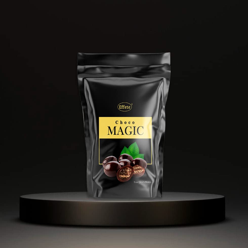 Image of Effete Choco Coated Assorted Chocolate Dryfruits (Almond, Butter Scotch, Choco Magic) Standy Pouch - 40gm, Chocolaty Dryfruits, Assorted Dryfruits packet, chocolates gift pack, chocolate box