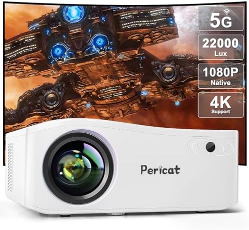 Amazon.com: Native 1080P Projector with WiFi and Two-Way Bluetooth ...