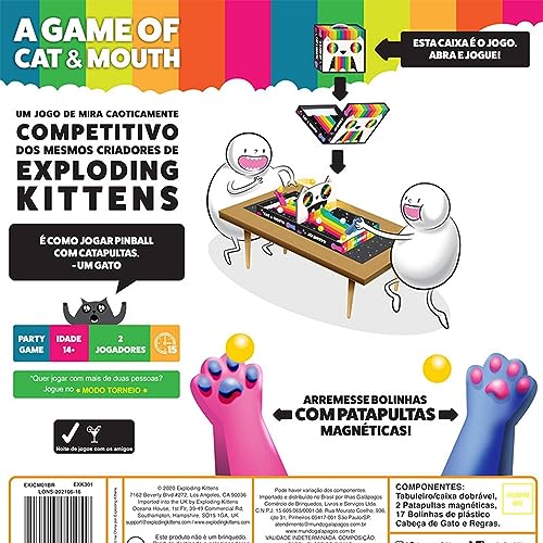 Galápagos, A Game of Cat and Mouth, Jogo de Tabuleiro para Amigos, 2 jogadores, 10 minutos por parti