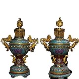 Ce brûleur d'encens adopte un style rétro, ce qui convient très bien à la décoration de la maison ou à la décoration d'un salon de thé.