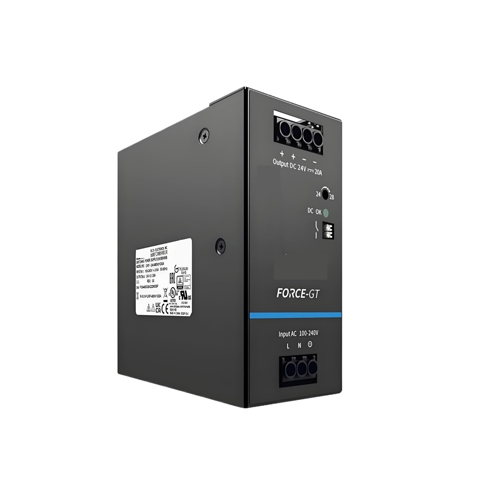 BFSYDLUJ DRF-24V480W1GBA switching power supply 24V 20A 480W 220/24V DC power supply