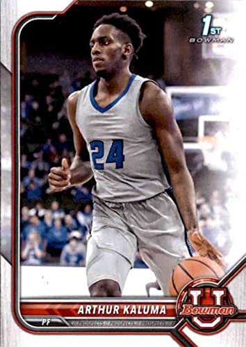 2021-22 Bowman University Basketball #13 Arthur Kaluma Creighton Bluejays