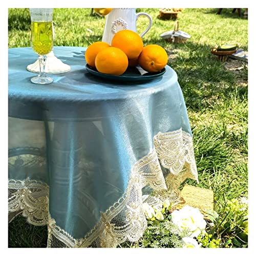 Generic Quadratische Tischdecke aus französischer Spitze for kleine runde...