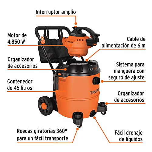 Aspiradora Truper 8 galones 13 Imagen adicional