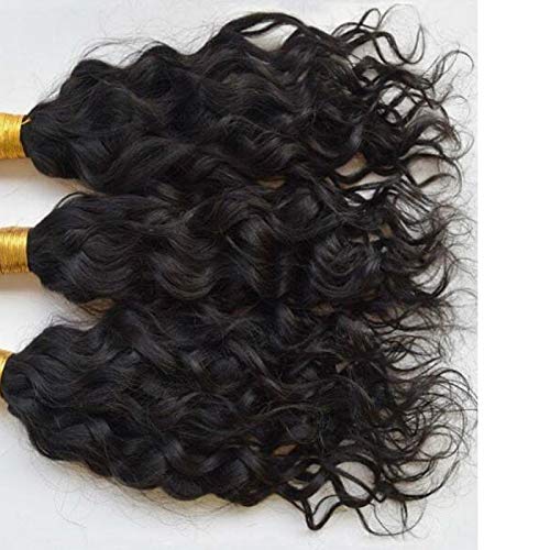 Short Loose Wave Micro Loop Ring Hair Malaysian Virgin Human Hair Micro Link Real Natural Human Hair Extensions Color Black Brown 100 Strand (18Inch, Natural Color) #TOP7