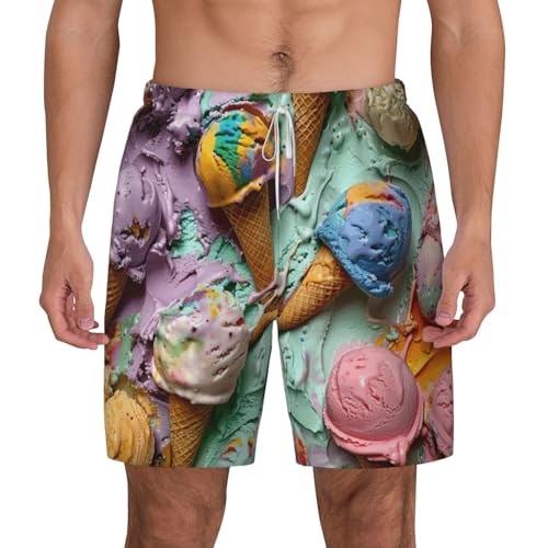 Pantalones cortos de natación para hombre ideales para tus vacaciones de surf y piscina con helados