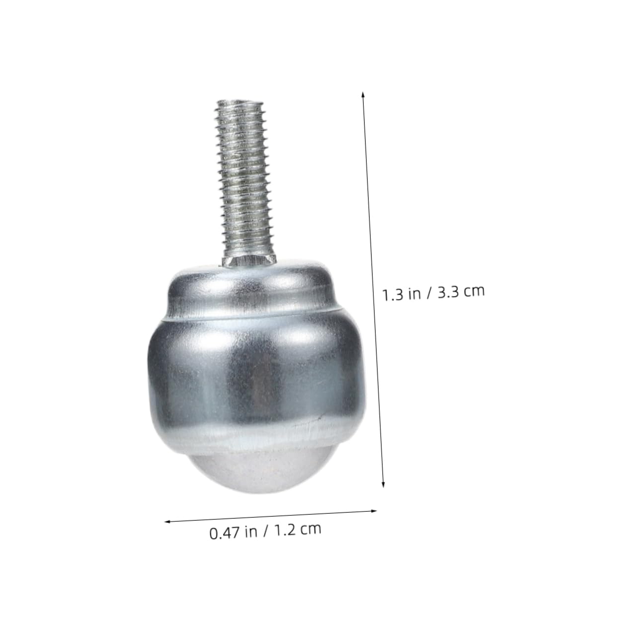 COSMEVIVI Heavy Duty Castor Wheels Ball Bearings Pcs Roller Balls for Workbench Easy Rotation Installation