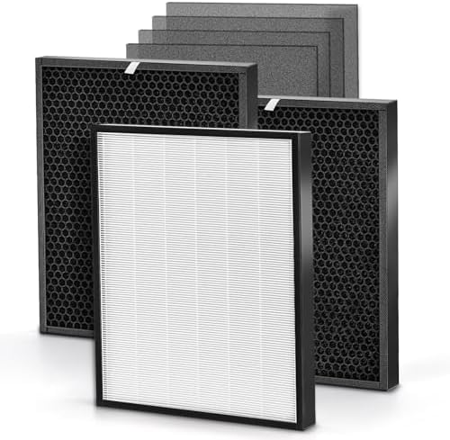 Replacement Filter Compatible with Air-Doctor Air Purifier Model AD3000 3000, Includes 1x White Filter, 2x Carbon VOCs and 4x Extra Pre Filters Combo - Thumbnail 2