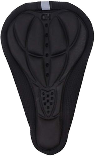 shlutesoy Extra Soft EVA Ciclismo Bicicleta Cómodo Sillín Cubierta Bicicleta Cojín Negro