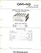 Read Online Pioneer GM-40 High Power Main Amplifier, Component Car Stereo, Service Manual, Parts List, Schematic PDF