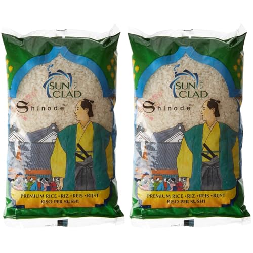 De la marchio SUN CLAD Sun Clad Riso Shinode giapponese - 1 x 1000g (Confezione da 2)