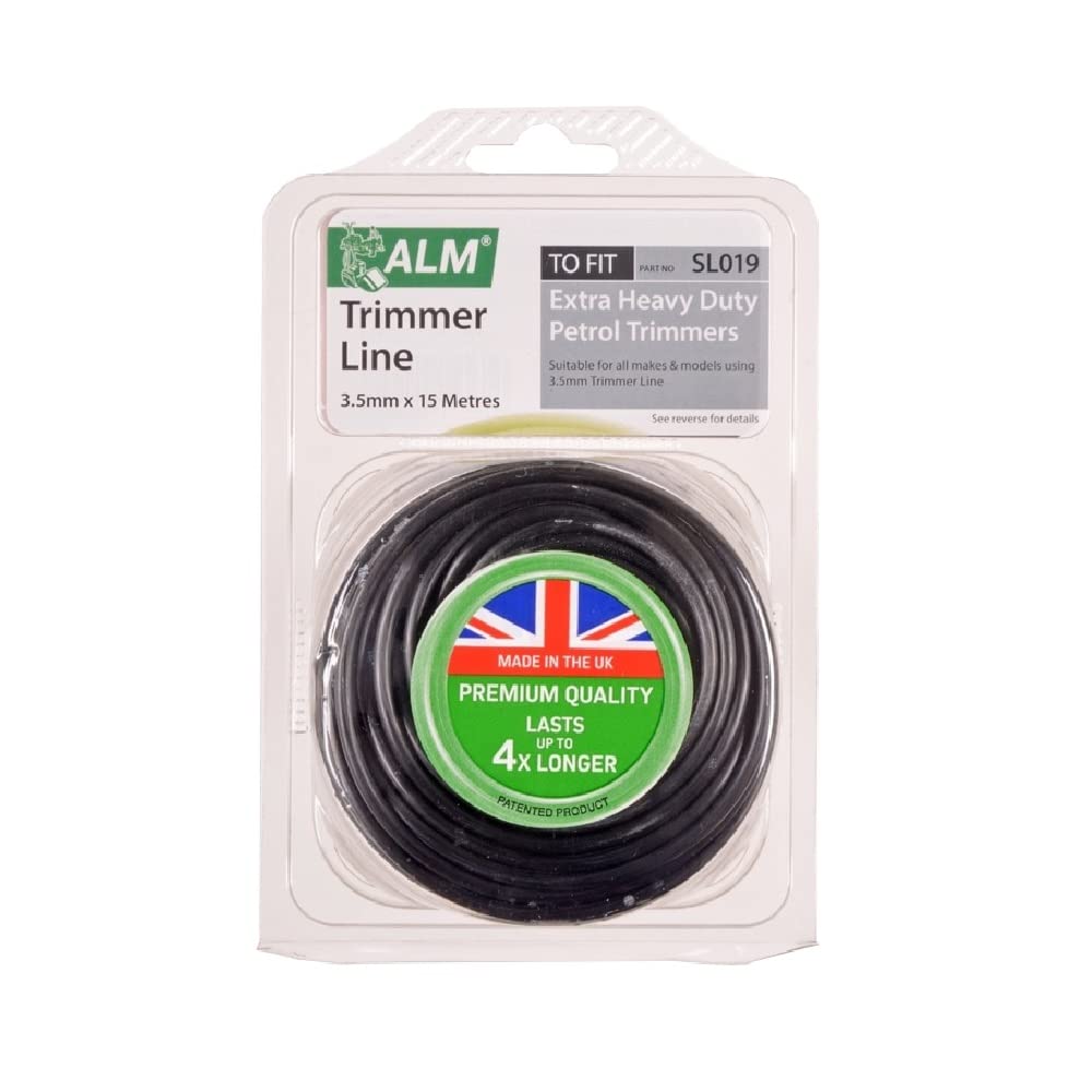 Alm Manufacturing Black Sl019 Trim Line 3.5Mm X 15M Sl019