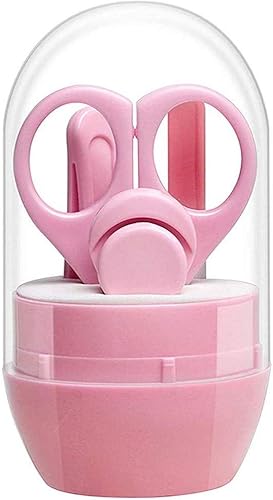 Miniatura 7 de Set de manicura para bebé, 4 en 1, kit de cuidado de uñas de bebé, acero inoxidable, cortadores de uñas, tijeras, lima y pinzas, kit de cuidado de