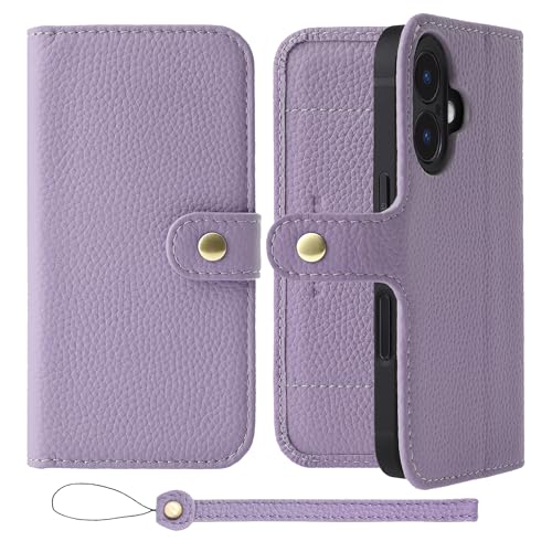HANATORA for iPhone 16Plus �P�[�X �蒠�^ �{�v �X�}�z�P�[�X �X�}�z �X�^���h �X�g���b�v �t�� �V�������N�J�[�t���U�[ �x���g���� �}�O�l�b�g�Ȃ� �p�[�v�� H1SPB-16Plus-Purple �M�t�g �a���� ���� �j�� 