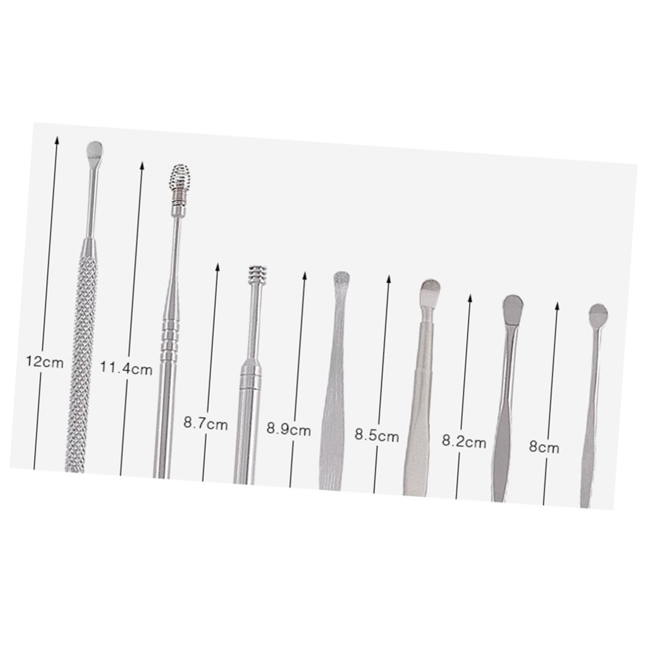 FOYTOKI Stainless Steel Ear Earwax Removal Double-Ended Ear Scoop for Ear Cleaning