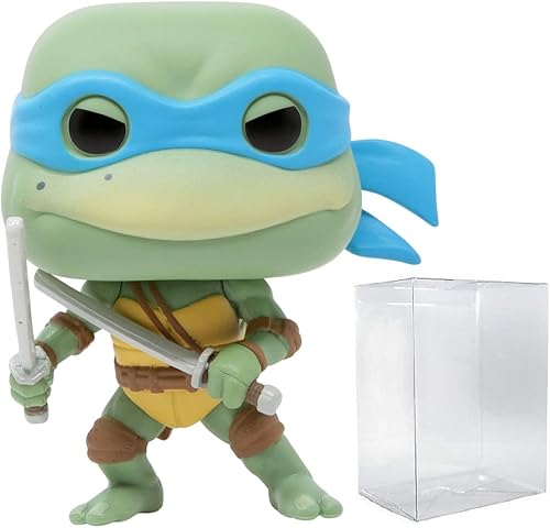 POP Teenage Mutant Ninja Turtles - Figura de vinilo de Leonardo Funko (con funda protectora de caja compatible)