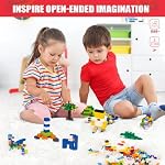 1500 Pieces Building Bricks with 2 Packs 32x32 Baseplates, Building Bulks Blocks, Creative Building Toy Compatible with All Major Brands, Christmas Gfit for Kid
