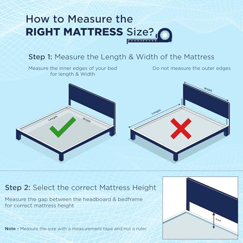Image of The Sleep Company Luxe Pro SnowTec Mattress | SmartGRID + Natural Latex | SnowTec Cooling Fabric | Plush Medium-Soft Feel | Luxury Latex for Cooler Sleep | Queen Size Bed Mattress 78x60x6