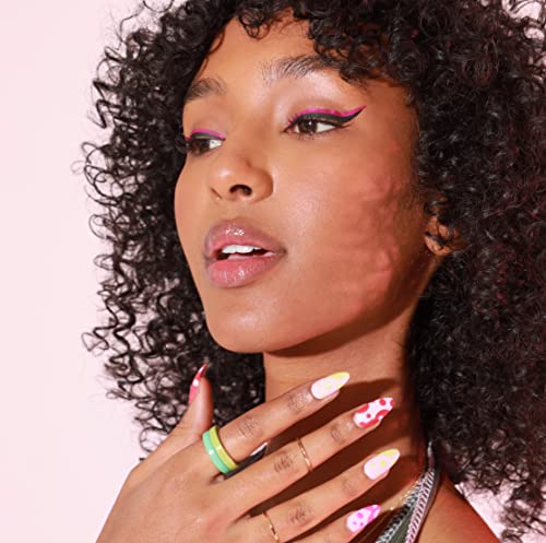 Paintlab Eyeliner Sticker For Eyes, Versatile And Long-Lasting Self-Adhesive Wing Eyeliner Stamp, Eye Makeup Strip Tape Kit, 5 Pairs, So Purple Eye #TOP3