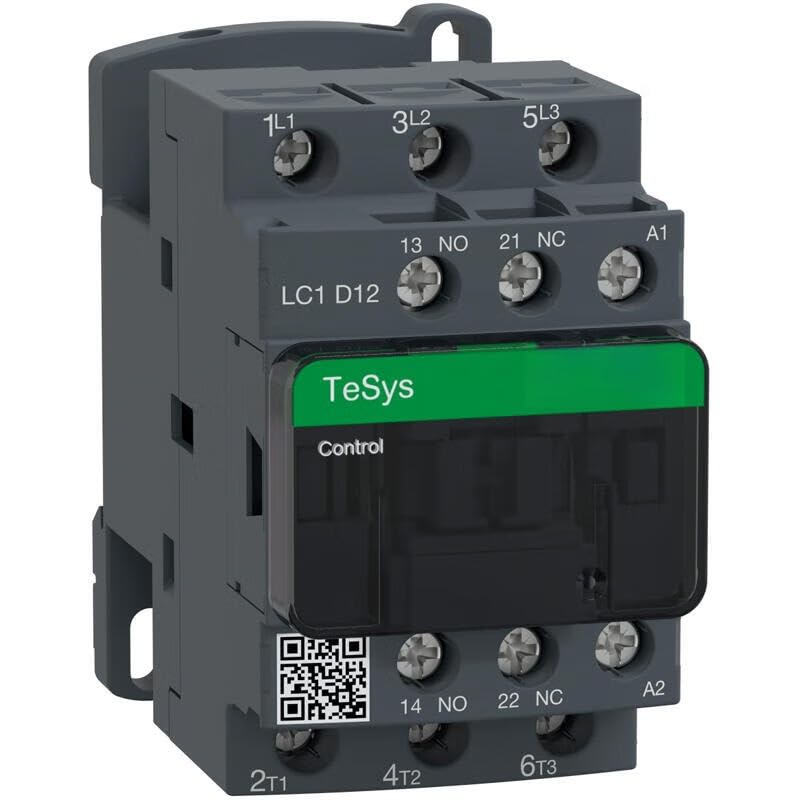 Contacteur tripolaire CA TeSys évite les pannes moteur 12A 24V