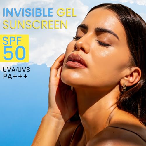 Image of INSIGHT Invisible Gel Sunscreen SPF 50 | PA+++ Broad Spectrum | No White Cast, Oil-Free, Non-Comedogenic, Water & Humidity Resistant | Lightweight & Hydrating Sun Protection for All Skin Types