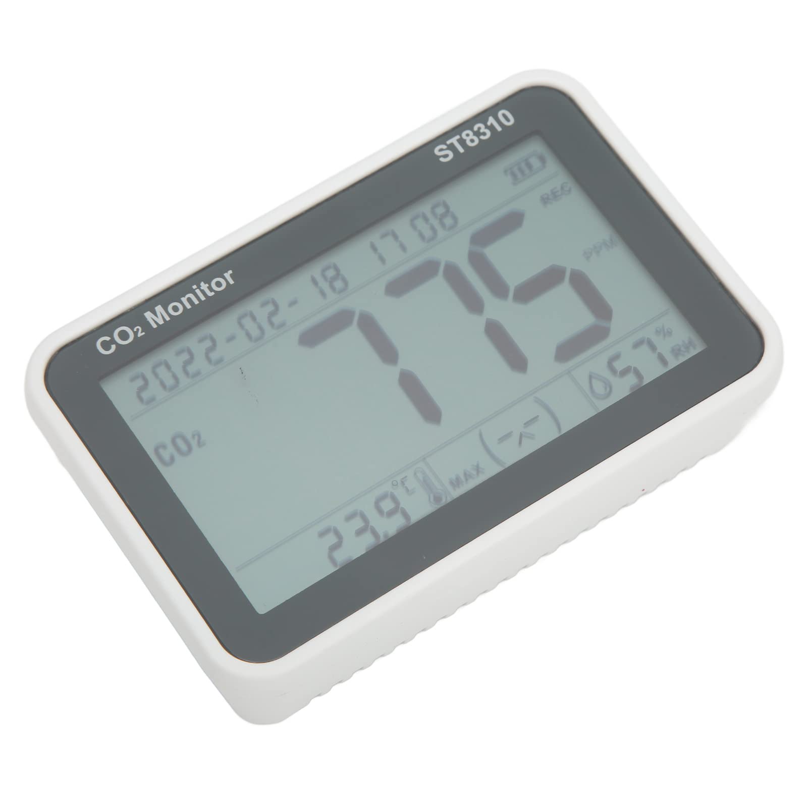 ViaGasaFamido Luftqualitätsmonitor LCD CO2-Detektor Te