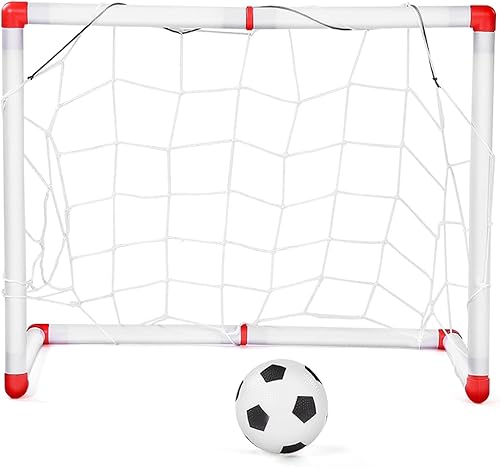 Miniatura 8 de Bnineteenteam Porterías de fútbol para niños, juegos de portería de fútbol juvenil plegables portátiles para niños