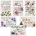 BEST PAPER GREETINGS Inspirational Cards with Envelopes - 60 Pack, 4 x 6 in, 6 Floral Designs - Christian Greeting Cards with Scripture Encouragement & Bible Verse Notes