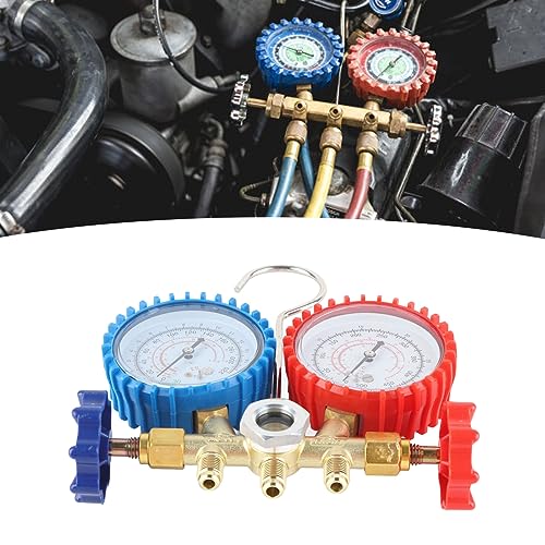 Juego de Manómetros para Aire Acondicionado en Latón R134A, Kit HVAC y Refrigeración para Técnicos miniatura 7