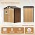 Panovue 6X4FT Garden Storage Shed with Lockable Door,Steel Tool Shed with 1 Clear Window, Anti-Corrosion Metal Shed for Backyard Patio Lawn (Light Wood Grain)