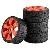 [Fernbedienung Spielzeugteile] 4 Stück RC kompatibel mit HSP 100 mm * 43 mm Sechskantadapter 17 mm 1/8 Fernbedienu ...