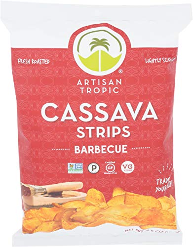 Artisan Tropic, Cassava Strips Barbecue, 4.5 Ounce
