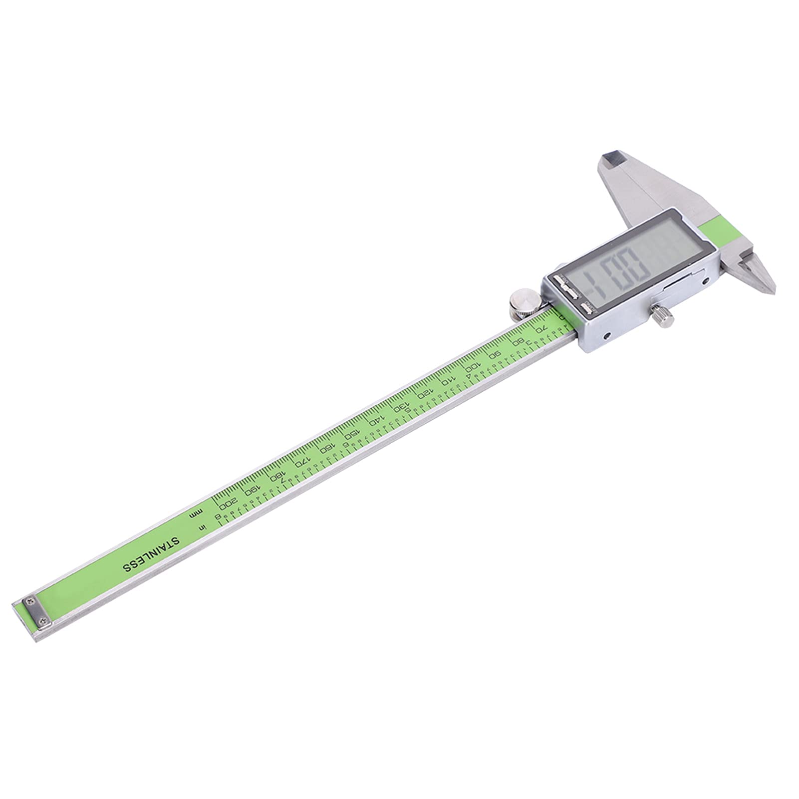 Calibrador digital vernier preciso acero inoxidable calibre de regla electrónica de alta resistencia para medición de bricolaje (200 mm)