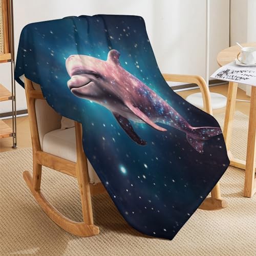 Manta de delfín mullida de forro polar para cama y sofá de franela 5
