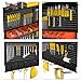 Ultrawall Black Pegboard Wall Organizer, 48X 36 inch for Garage Storage with Hooks, Storage Bins, Tool Panel Organizer, 72pcs