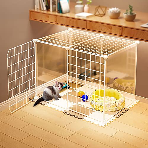 Cage pour chat sûre et spacieuse pour protéger les chiots des dangers de la maison