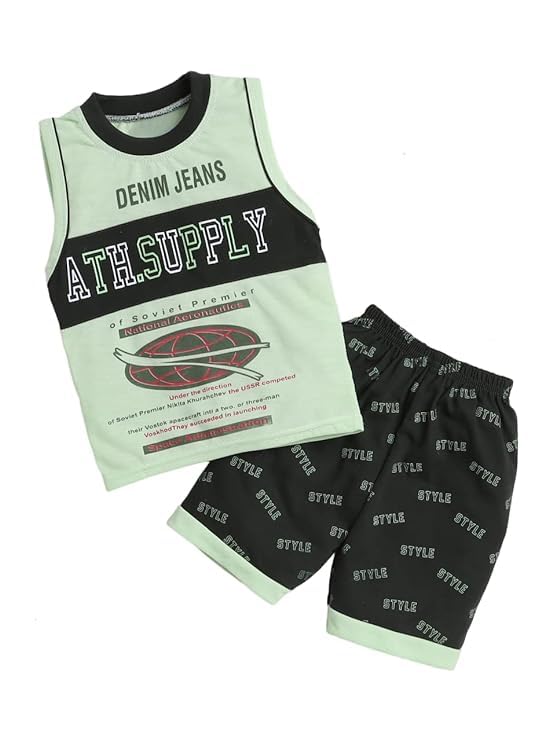 Boy 2 pcs set, 1 T-shirt and 1 short Pant (GN-CL008) Boy 2 pcs set, 1 T-shirt and 1 short Pant (GN-CL008)