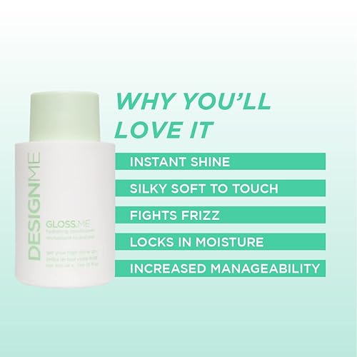 Miniatura 7 de GLOSS.ME Champú hidratante y acondicionador para cabello seco por DESIGNME  Champú de cáñamo y aceite de argán con acondicionador para cabello lacio